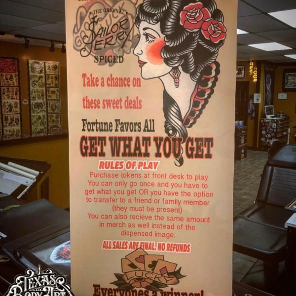 World Famous Texas Body Art tattoo studio