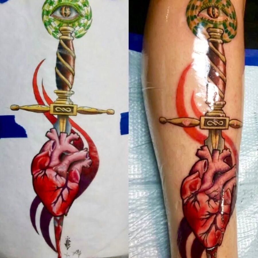 Tattoo work by Juan Chavez