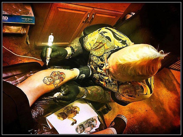Tattoo work by Johnny Jackson