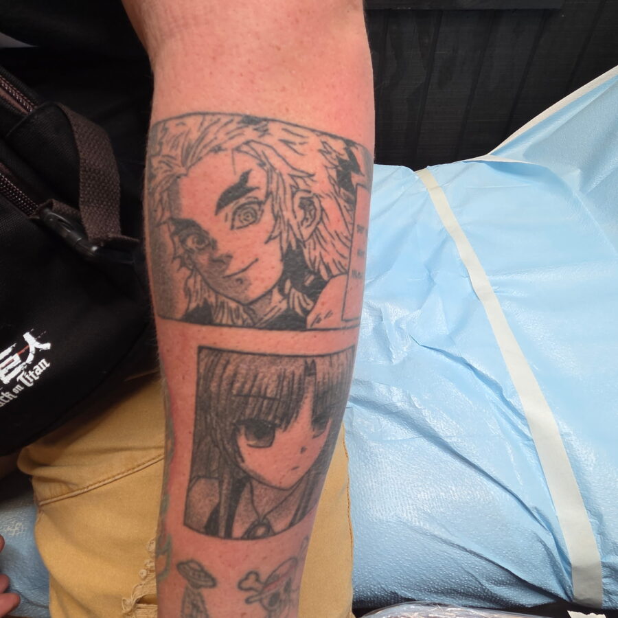 Tattoo work by Chaz Escobar