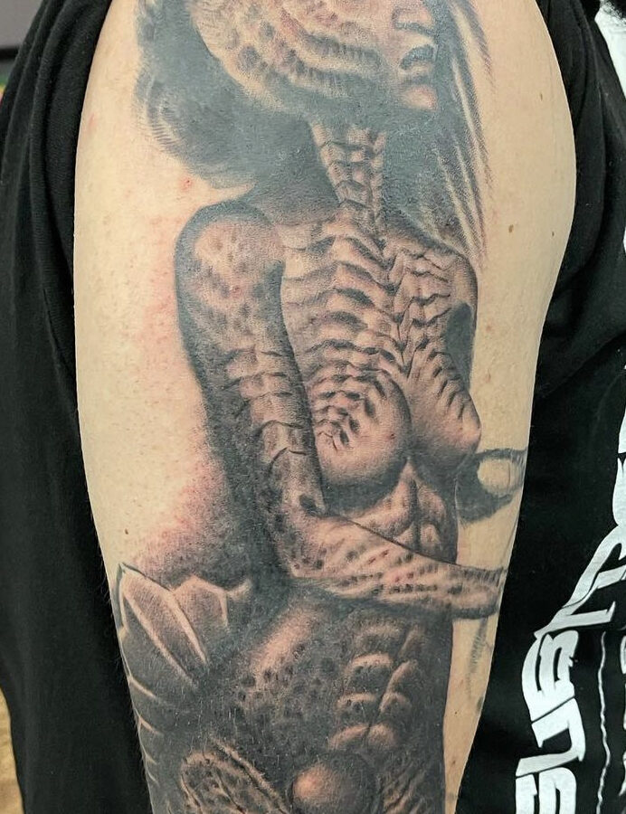 Tattoo work by Erick Monreal