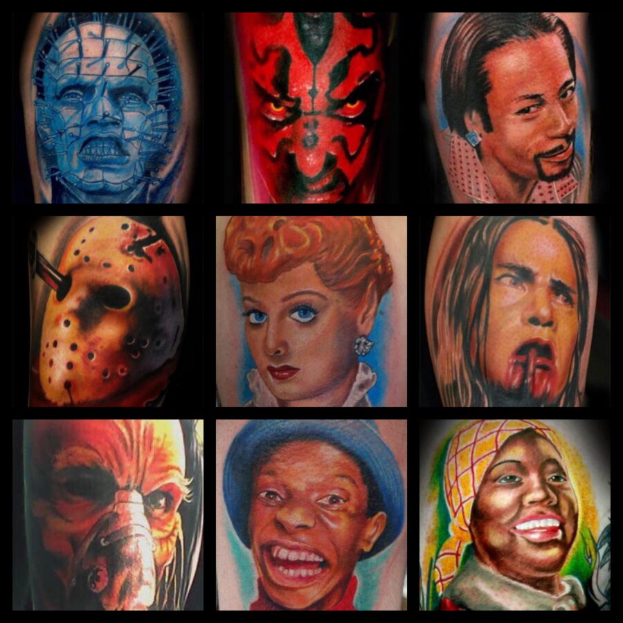 Tattoo work by Johnny Jackson