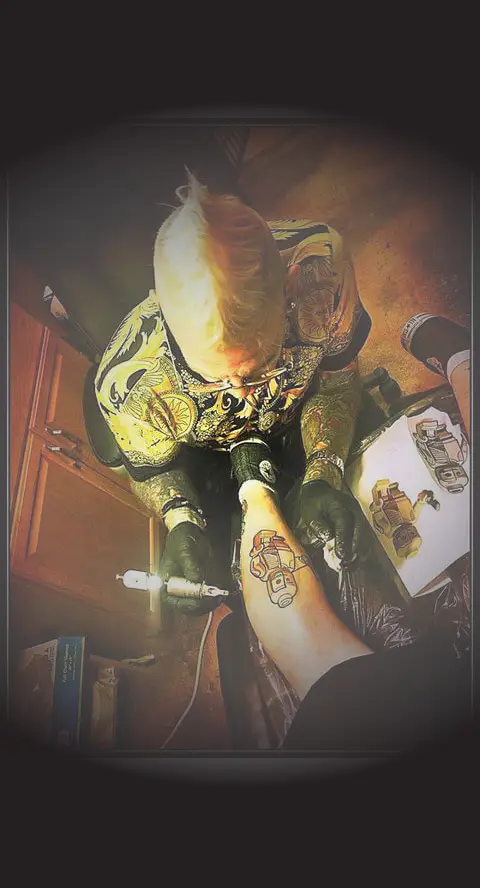 Johnny Jackson tattoo work
