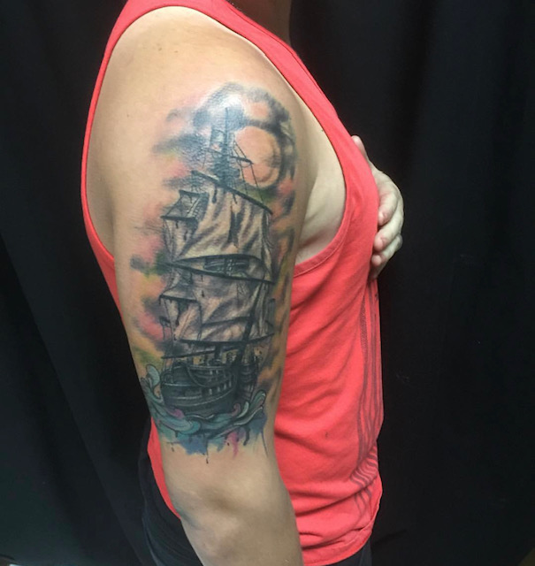 Tattoo work by Fonseca Villa